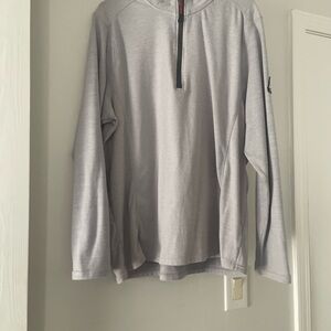 Avalanche Light Gray Quarter-Zip Pullover